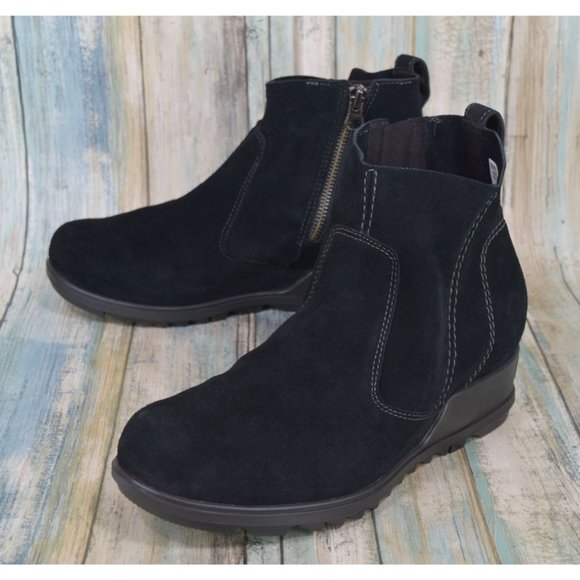 Sorel Shoes Sorel Womens Evie Bootie Size 85 Waterproof Black Suede